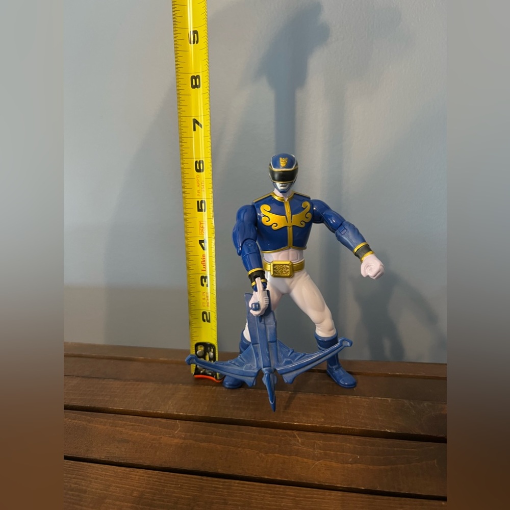 Bandai Power Rangers Action Figure Blue Ranger Mega Force MMPR‎ 2012 - Picture 2 of 4